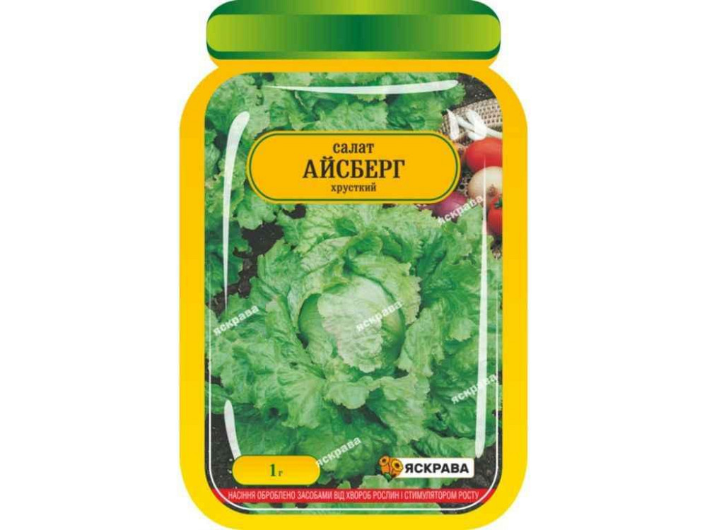 Салат Айсберг (25 пачек) инкрустировано 1г ТМ ЯСКРАВА Киев - изображение 1