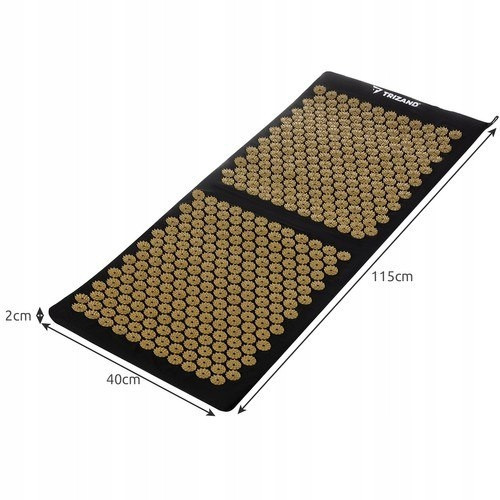 Килимок для акупресури з подушкою для точкового масажу з кульками Trizand (23375) Нововолинськ - фото 9