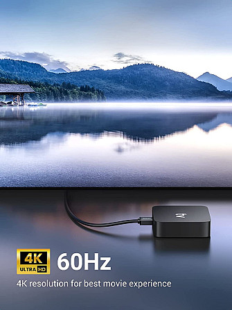 HDMI кабель V1.4 Ugreen HD103 з кутовим конекотором 10120 (1м, 270 градусів) Николаев - изображение 5