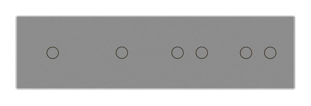 LIVOLO Рамка 4-постова для двох 1-сенсорних та двох 2-сенсорних вимикачів (1-1-2-2) LIVOLO, заг Коломия - фото 2