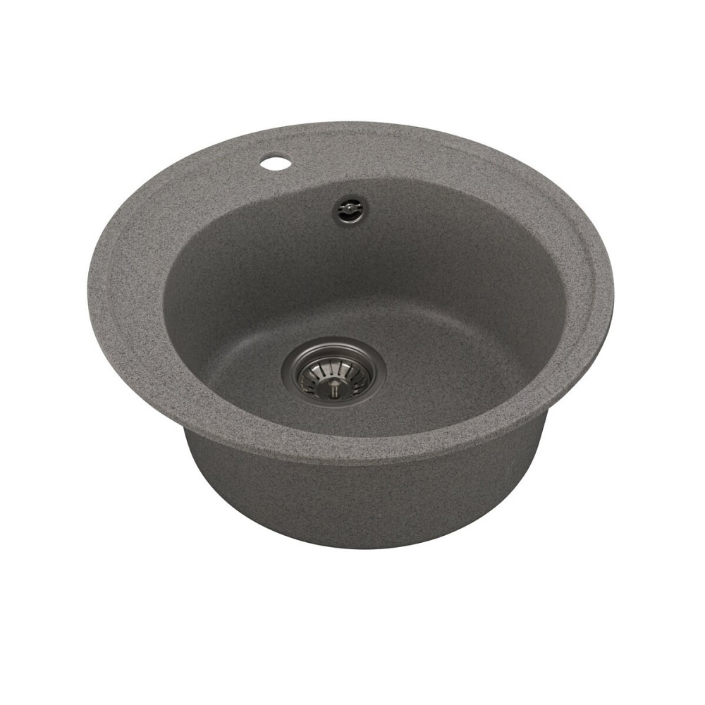 Гранітна мийка для кухні VALESO LUNA 510 матова Сіра Коломыя - изображение 2