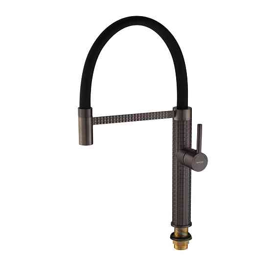 Кухонный смеситель Mixxus Premium Oliwer 017 графитовый REFL.BLACK (MI6967) Харьков