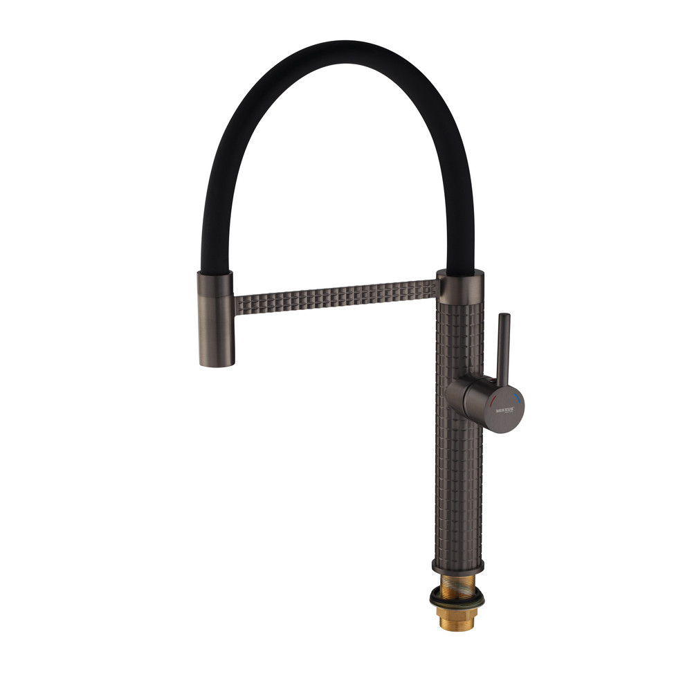 Кухонный смеситель Mixxus Premium Oliwer 017 графитовый REFL.BLACK (MI6967) Харьков - изображение 3