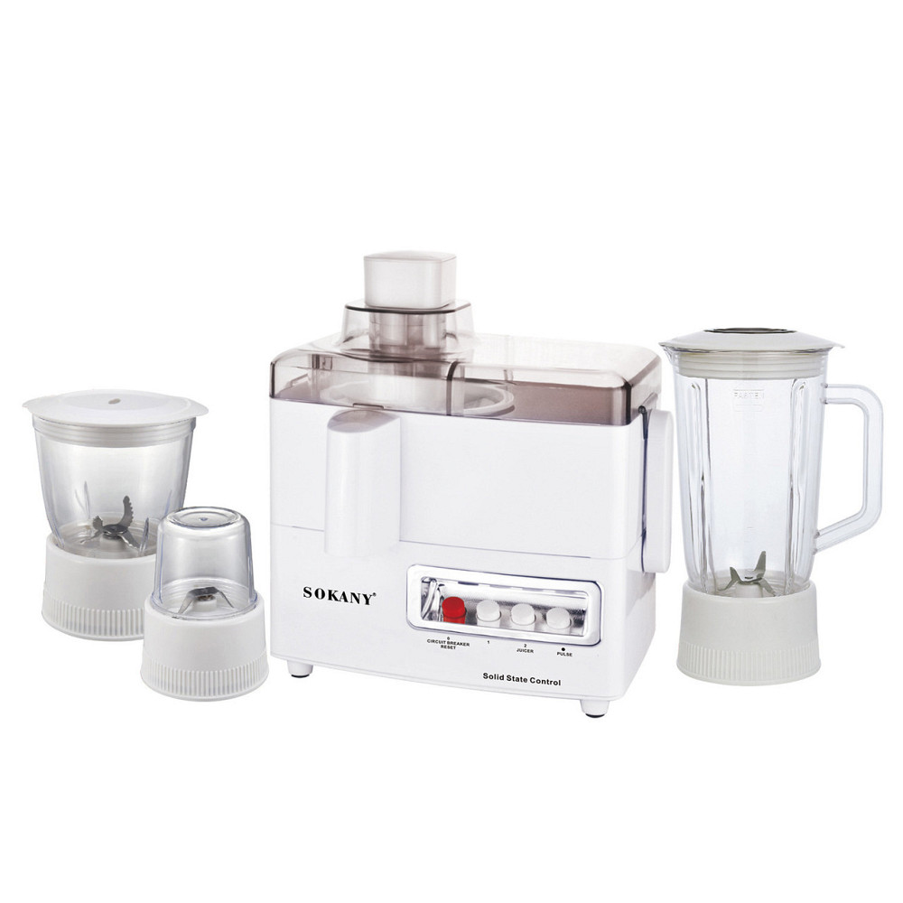 Sokany Кухонний комбайн із соковижималкою та кавомолкою 4 в 1 блендер 800 Вт Sokany SK-03029 Коломыя - изображение 1