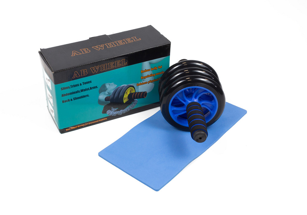 EasyFit Ролик для пресу EasyFit з килимком Синій (3 колеса) Коломыя - изображение 2