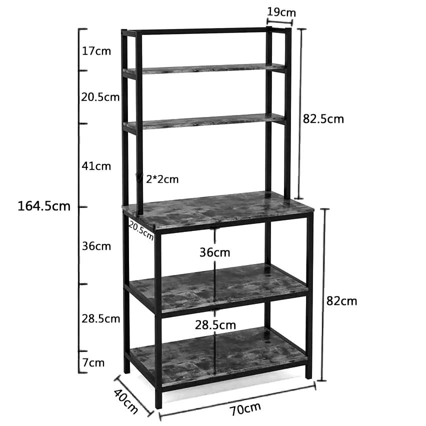 Стелаж кухонний "Бойсе" венге-шафран Миколаїв - фото 2