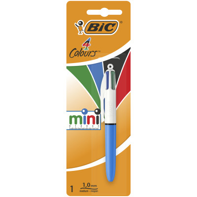 Ручка шариковая Bic 4 in 1 Colours Mini, голубая (bc895956) Винница - изображение 1