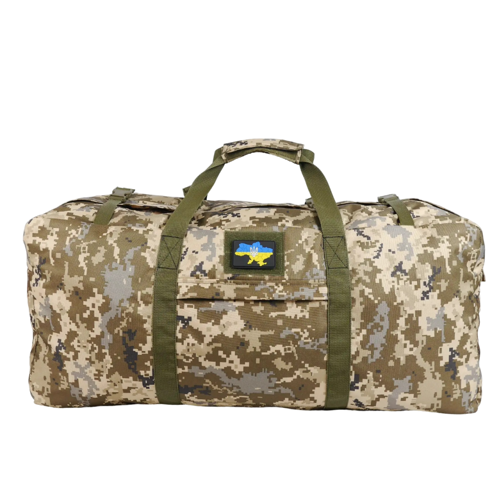 Сумка тактична 100л. Kiborg Military bag Pixel ММ14. Велика армійська сумка транспортна піксель Київ - фото 2