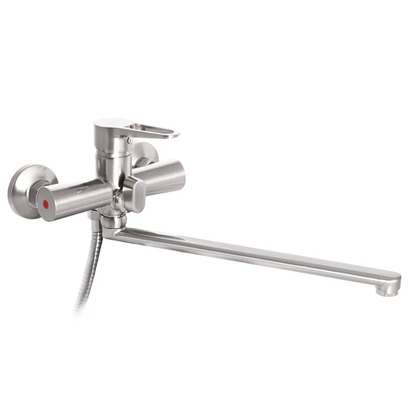 Змішувач для ванни Zerix PUD7 045 з довгим виливом (ZX2810) Харків - фото 1