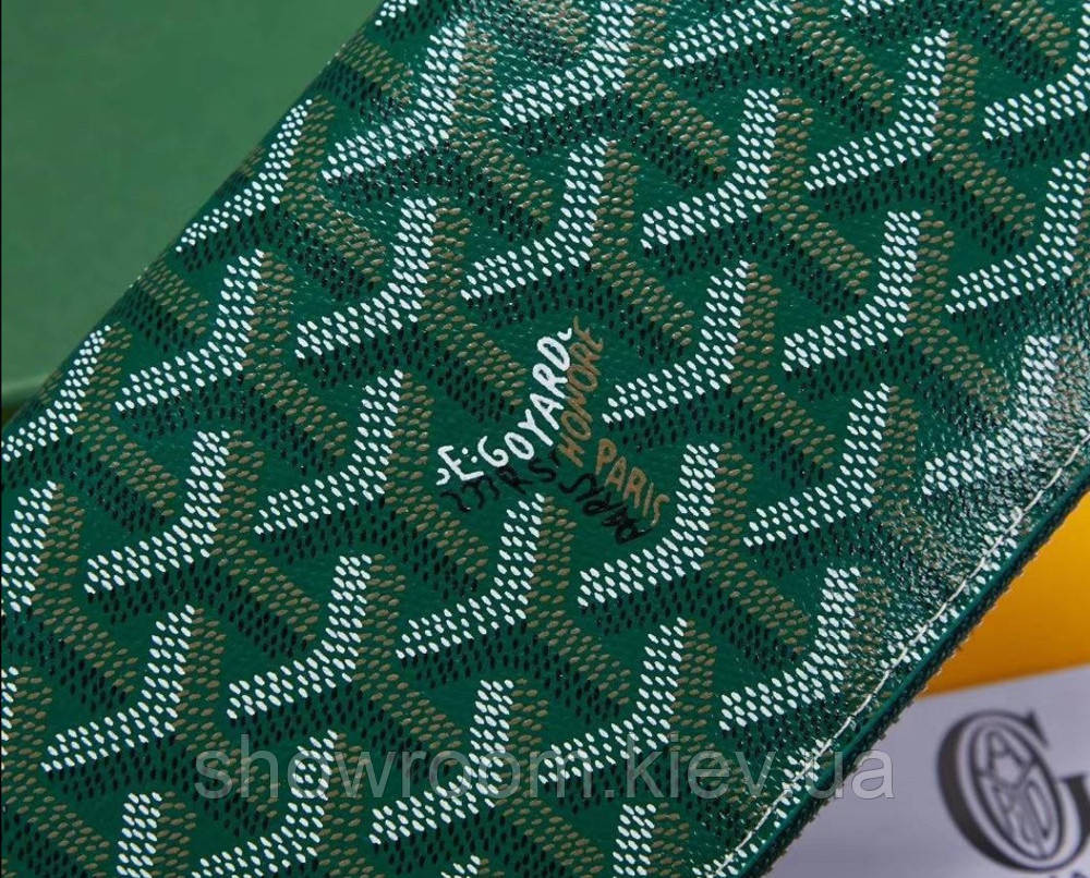 Гаманець на змійці Goyard (094) green Lux Київ - фото 6