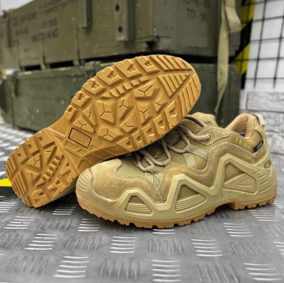 Демисезонные мужские тактические кроссовки АК с усиленным носком, качественные койот кроссовки прошиты и прокл Львов