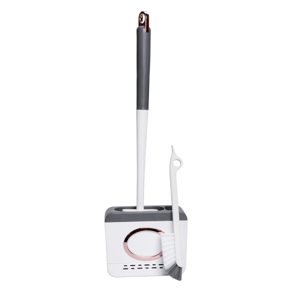 Household Силіконовий йоржик для туалету настінний 13×5.5×42 (см) йорж для унітазу силіконовий Коломия - фото 4