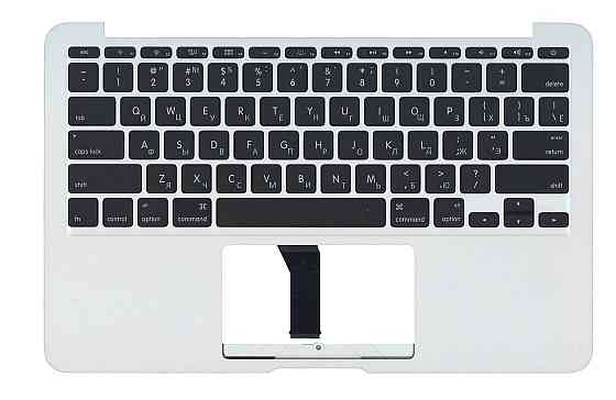 Клавиатура для ноутбука Apple MacBook Air 2013+ (A1465) Black, (Silver TopCase), RU (горизонтальный энтер) Вінниця