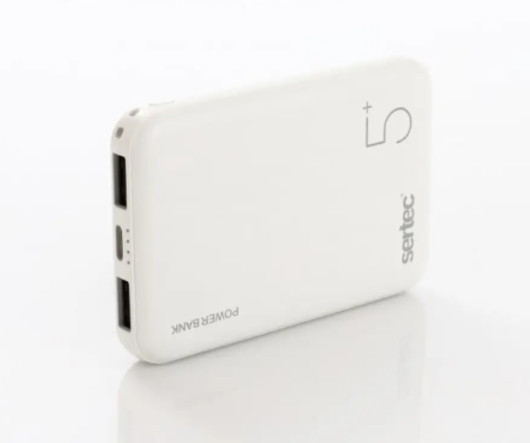 Внешний аккумулятор Powerbank Sertec ST-2060 5000 mAh (Белый) Винница - изображение 1