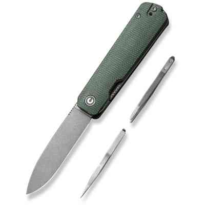 Ніж Civivi Sendy, Green Micarta, Stonewash (C21004A-1) Вінниця