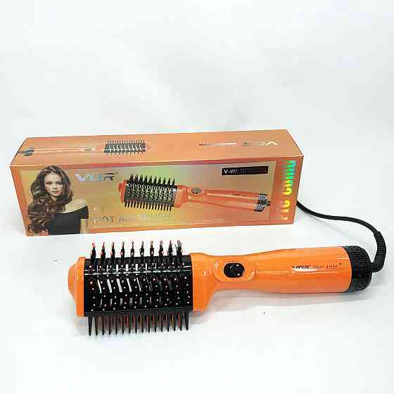 Щітка сушка для волосся фен для волосся, Фен з потужним мотором з холодним і теплим режимами WQ-19 Івано-Франківськ