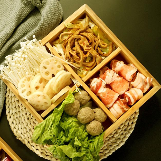 Менажница деревянная 