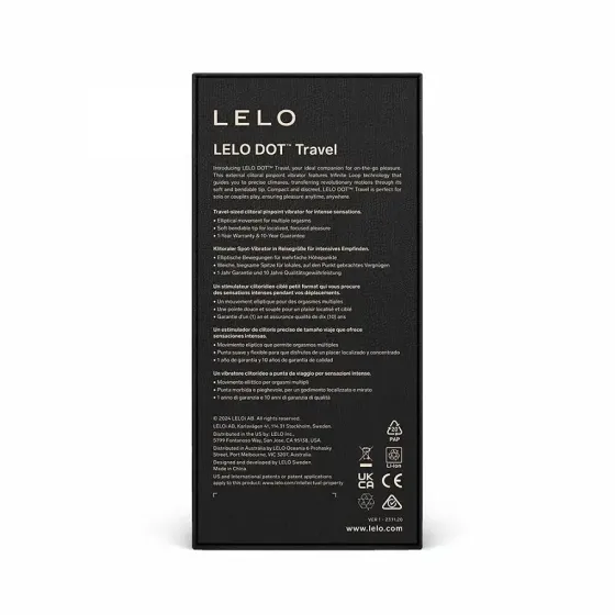 Кліторальний вібратор LELO DOT Travel Purple Львів