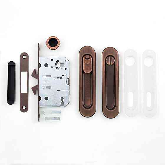 AGB Art. B029235022 KIT C Ручка на раздвижной двери+механизм вж ант. бронза Киев