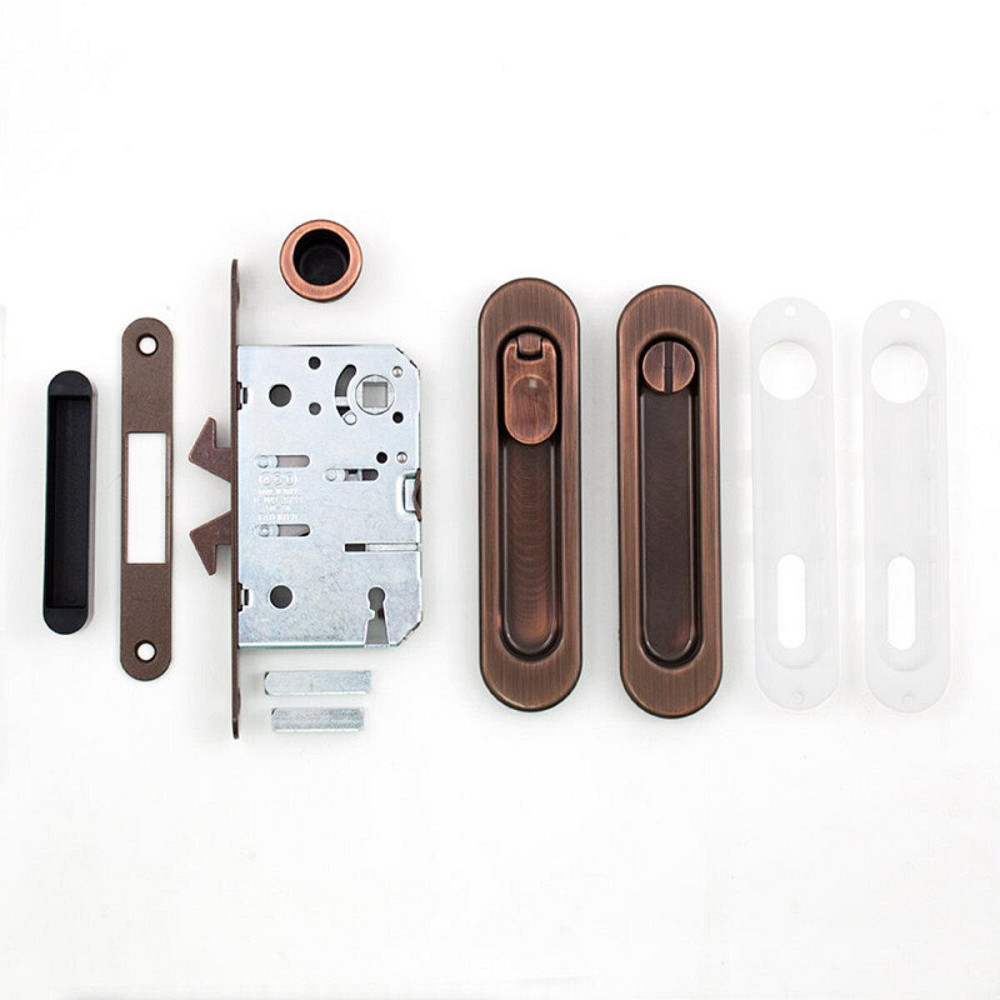 AGB Art. B029235022 KIT C Ручка на раздвижной двери+механизм вж ант. бронза Киев - изображение 2