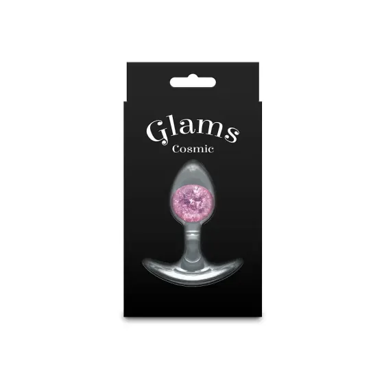 Анальна пробка NS Novelties Cosmic Glams - Small - Pink Львов