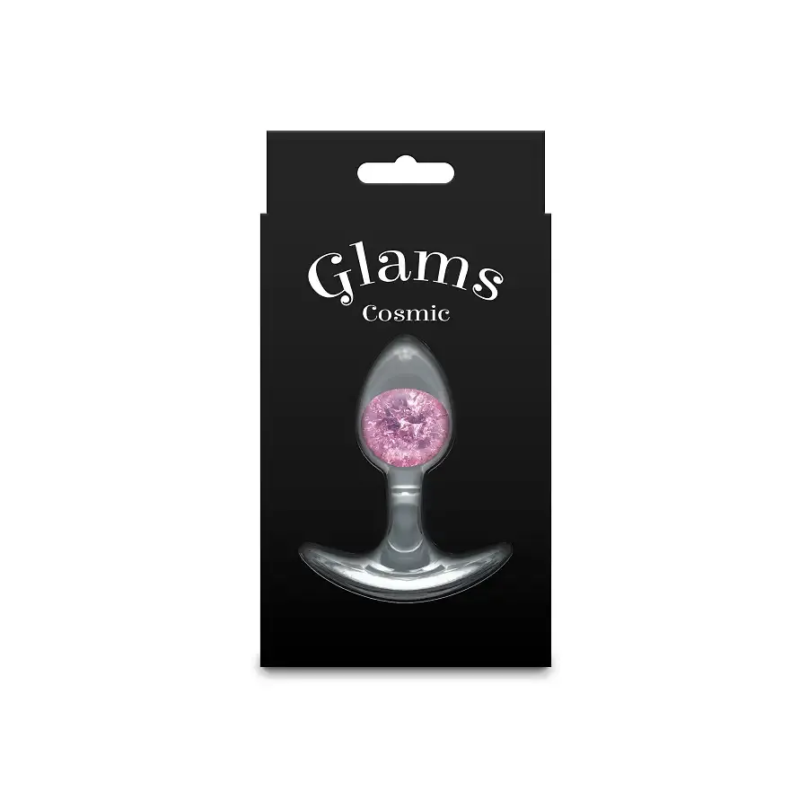 Анальна пробка NS Novelties Cosmic Glams - Small - Pink Львов - изображение 4