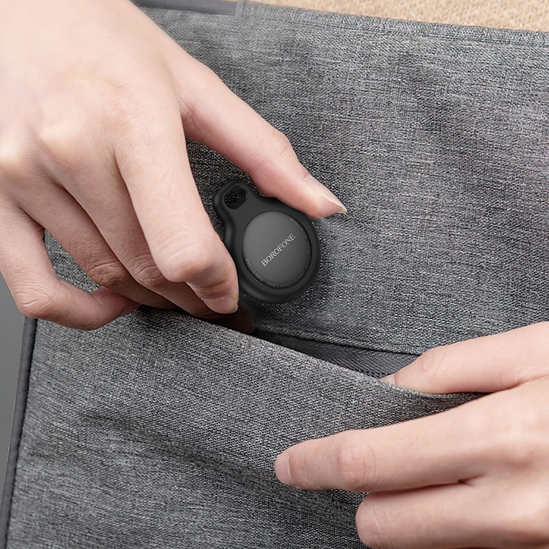 Трекер BOROFONE BC101 Exquisite smart positioning anti-lost device Midnight Black Одесса - изображение 5