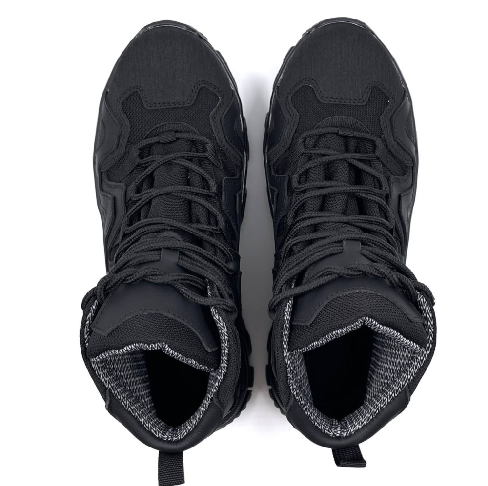 Військові демісезонні черевики Gore-Tex, чорні, водостійкі, шкіряні, зносостійкі, для чоловіків, весна-осінь Львів - фото 3