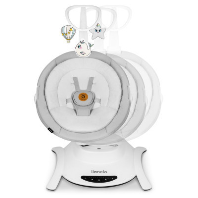 Крісло-гойдалка Lionelo Bella Set Grey Concrete (LO-BELLA SET GREY CONCRETE) Вінниця - фото 9