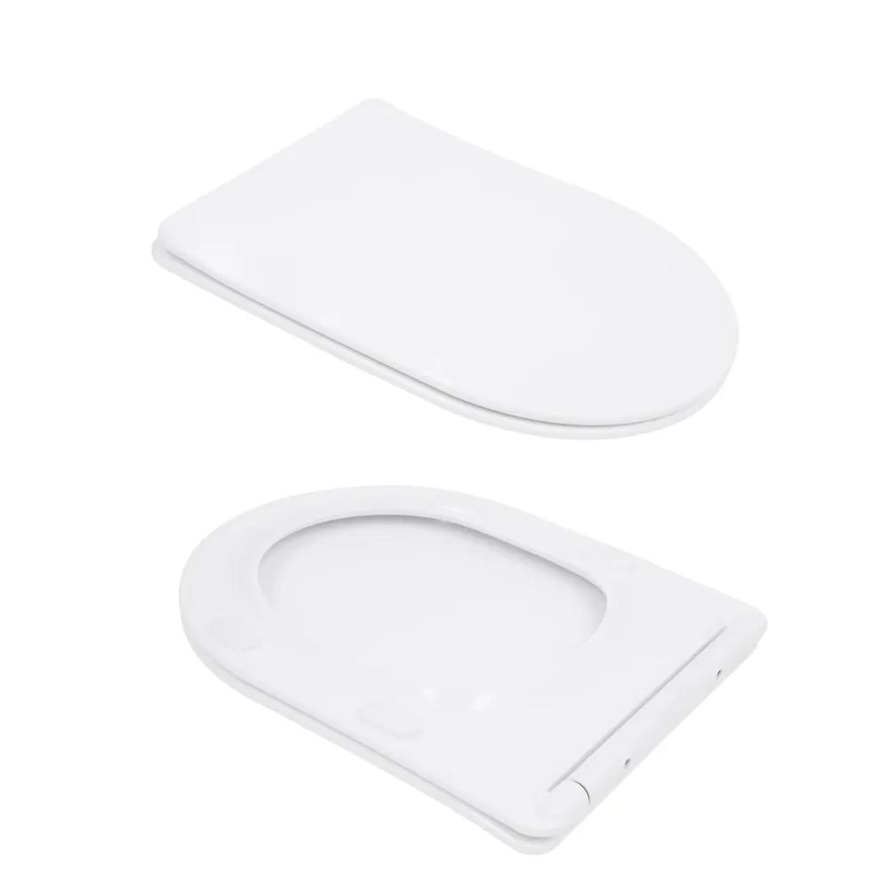Унітаз підлоговий Qtap Leo Ultra Quiet 620×355×790 мм із сидінням Soft-close, White QTLEO27W49261 Київ - фото 15