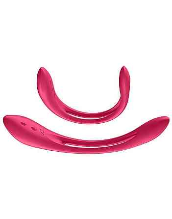 Универсальный гибкий вибратор для пар Satisfyer Elastic Joy Red Sex Aura Киев