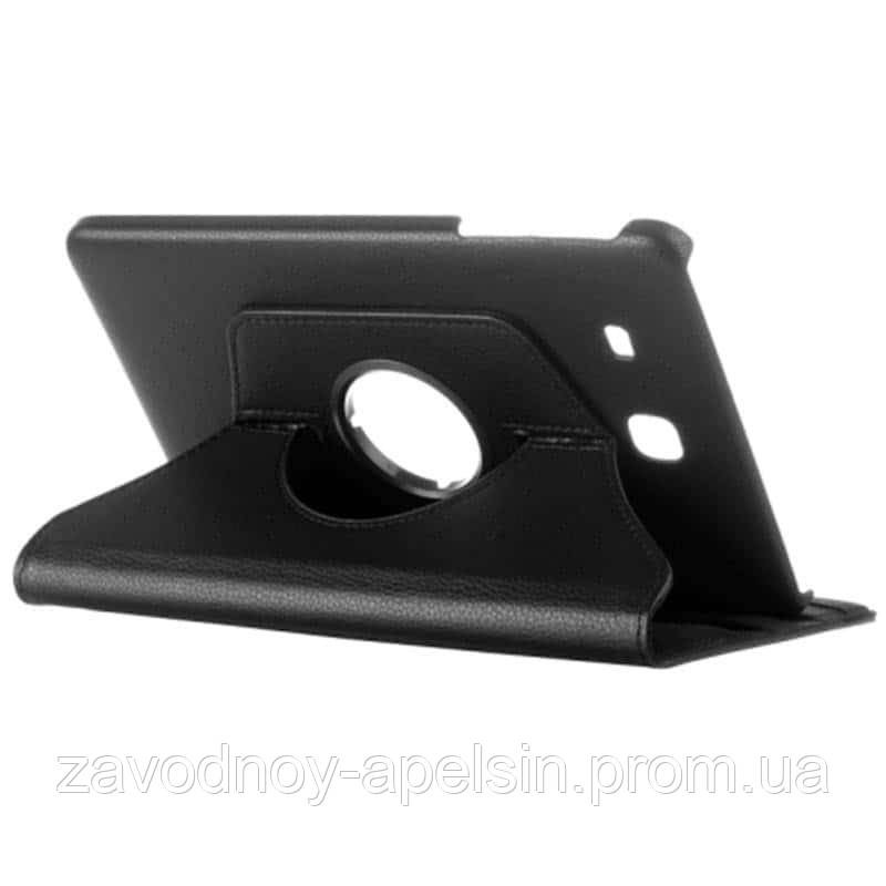Samsung Tab E T560 T561 Чохол книжка Поворотний (чорний) Одеса - фото 2
