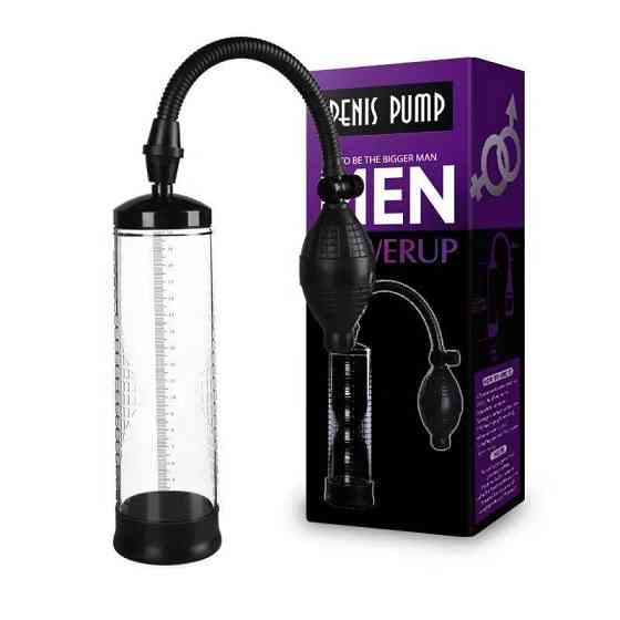 Вакуумна помпа з ручною «грушею» Men Powerup Sex Aura Київ