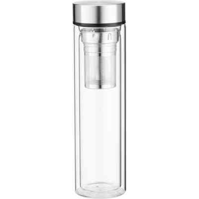 Термос Ardesto 450 мл боросилікатне скло нержавіюча сталь (AR1345SS) Винница