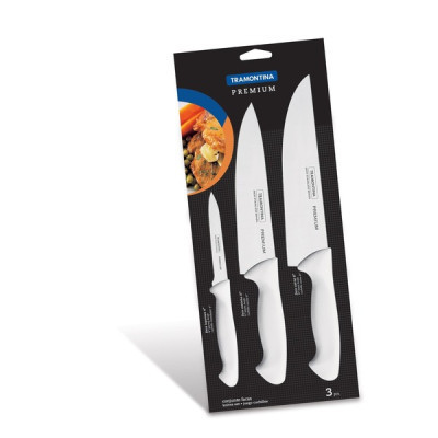 Набор ножей Tramontina Premium 3шт 102,152,178 мм (24499/811) Винница - изображение 1