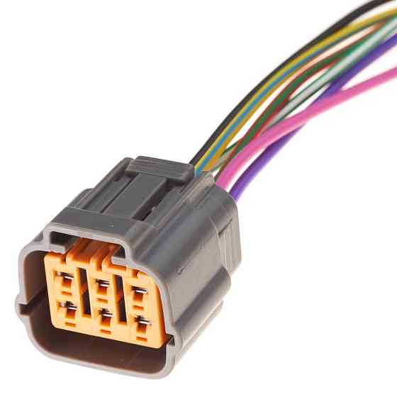 Роз'єм конектор с проводом, 6-кон., Педаль Акселератора, 6195-0021, 6P090WP-DL-F-S, SUMITOMO Mazda Київ