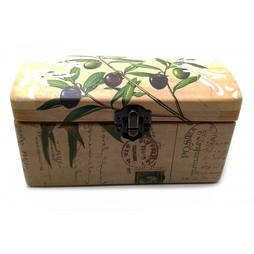 Скринька декоративна з дерева Оливки Київ - фото 1