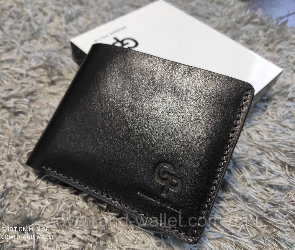 Стильный кожаный кошелек ручной роботы на магнитах Grande Pelle Киев - изображение 2