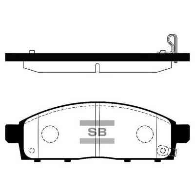 Тормозные колодки HI-Q SP1361 Винница