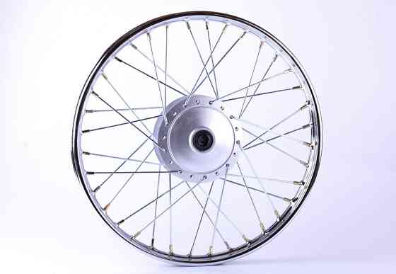 Диск передний спицованный, барабанный тормоз 17*1,2 2,4kg мопед Delta Мукачево