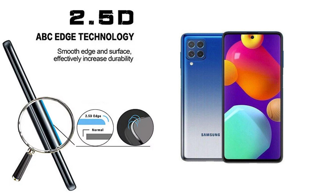 Захисне скло ArmorGlass для Samsung Galaxy M62 SM-M625F – стійке до подряпин та ударів Київ - фото 2