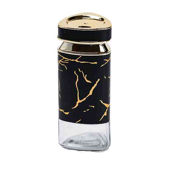 Ємність для спецій скляна 120 мл чорна HP1352 Київ