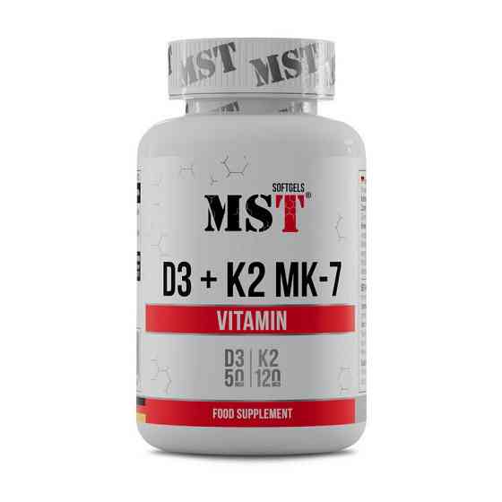 Vitamin D3 + K2 MK-7 (60 sgels) Луцьк