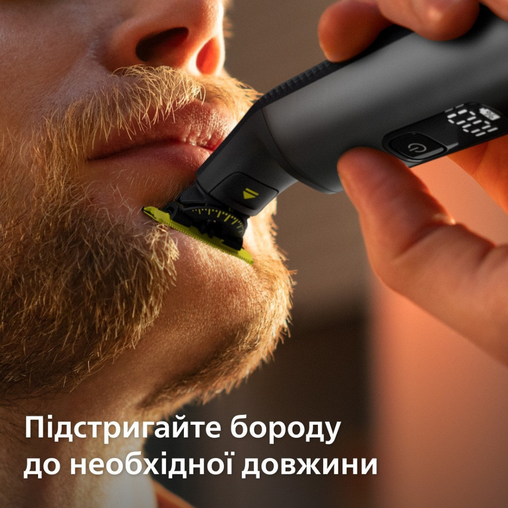 Електроверстат Philips OneBlade Pro 360 QP6652/61 Чорний Харьков - изображение 10