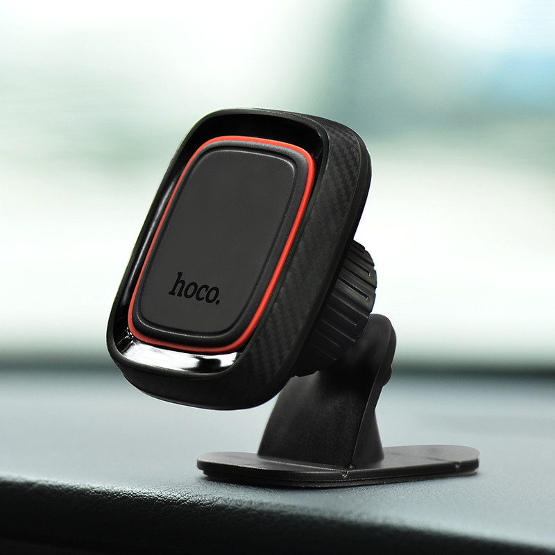 Автотримач для телефона HOCO CA24 Lotto series magnetic automotive center adsorbed holder Black Киев - изображение 10