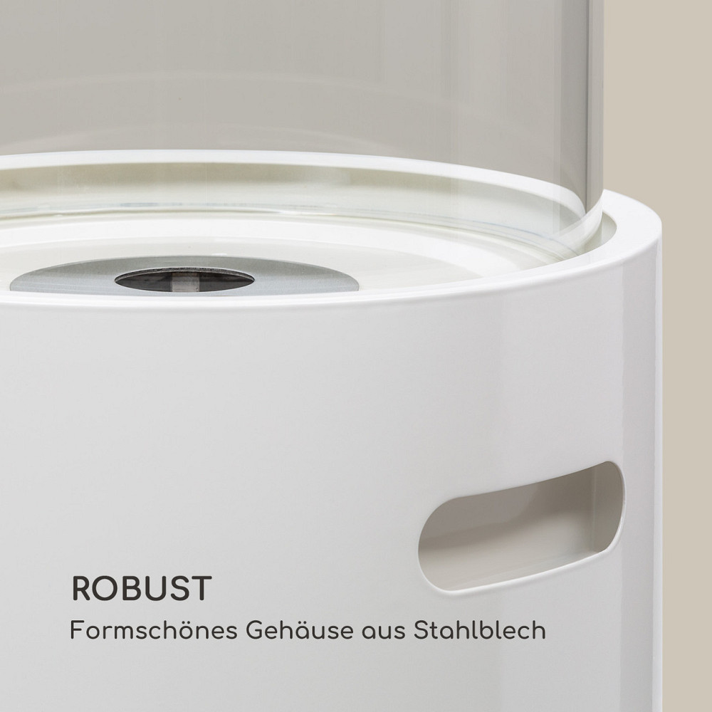 Fiamme Tamburo етаноловий камін пальника з неіржавкої сталі 0,8 літра, час горіння 4-5 годин, білий Рівне - фото 6