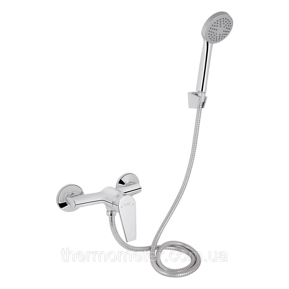 Змішувач для душу Lidz Gloria 010 (з душовим гарнітуром) (k35) LDGLO010CRM35101 Chrome Київ - фото 9