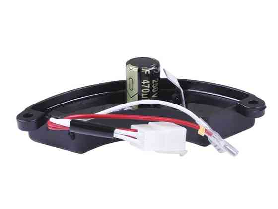 Стабілізатор напруги бензогенератора AVR однофазне 2-3,5 кВт (корпус — сегмент, пластик, контакти — 2 мама + 4 тато, 250 V, Мукачево