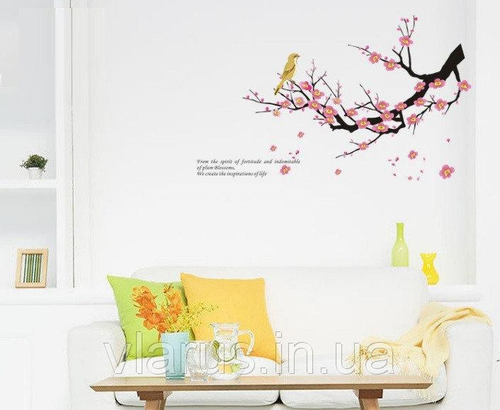 Наклейка декоративна Гілка квітучого дерева Київ - фото 3