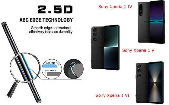 Захисне скло ArmorGlass для Sony Xperia 1 IV, Xperia 1 V, Xperia 1 VI – стійке до подряпин та ударів Київ